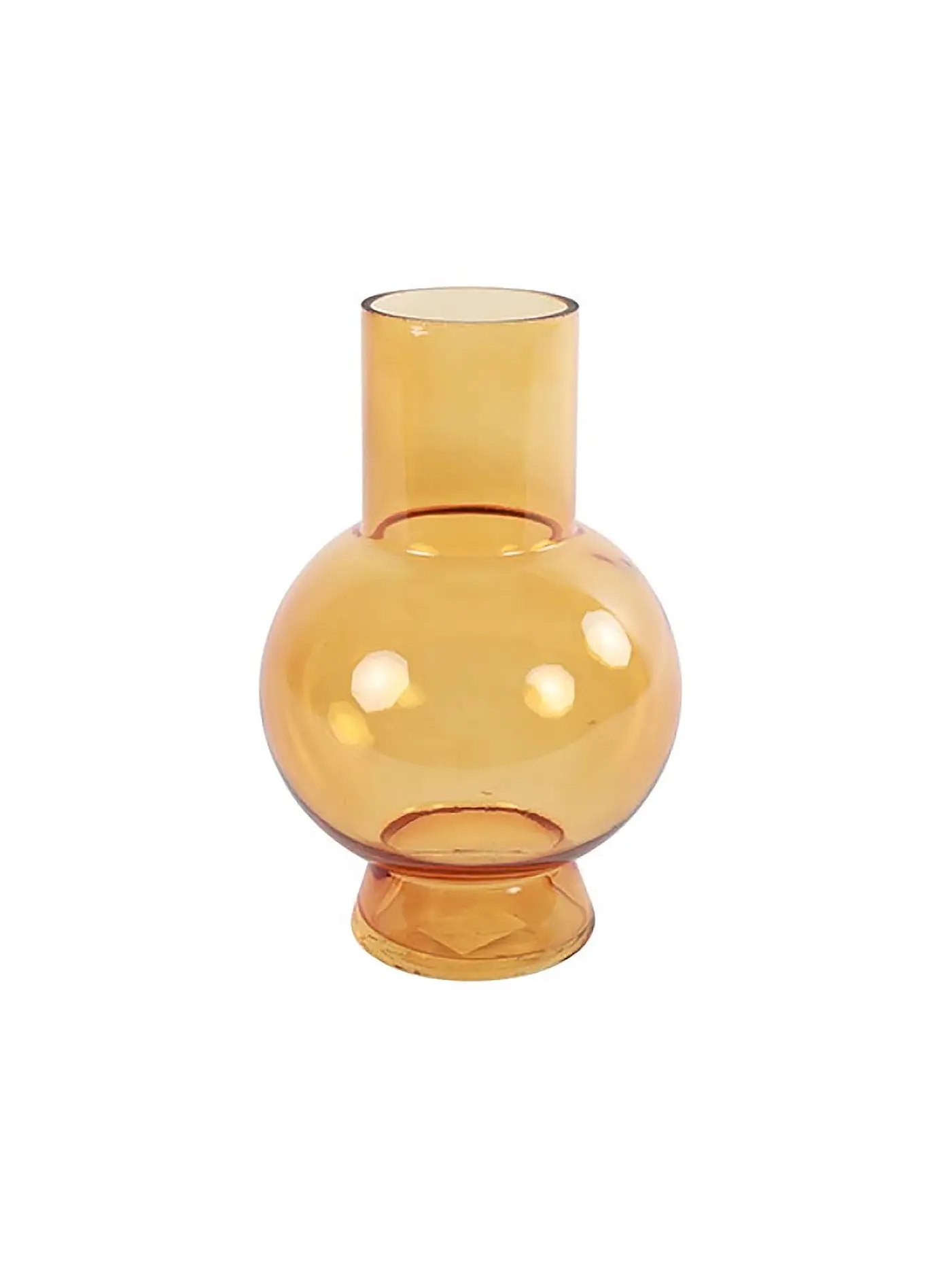 COUNTRYFIELD | Vase IMKE Small 15x23cm Sudanbraun | orange